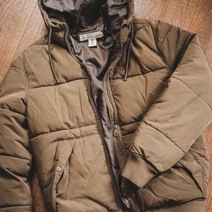 H&M LOGG Tan Puffer Coat - Men's XS